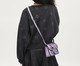 Bolsa Morgan Square Crossbody with Sequins Lilac, purple | WestwingNow