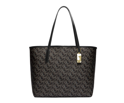 Bolsa City Tote Signature Monogram Print Black, black | WestwingNow