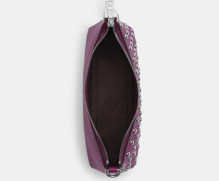 Bolsa Charlotte Shoulder With Rivets Deep Berry | WestwingNow