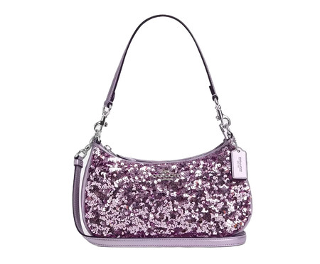 Bolsa Teri Shoulder with Sequins Lilac | WestwingNow