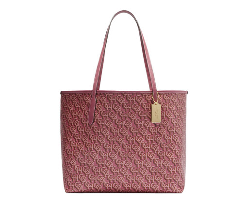 Bolsa City Tote Signature Monogram Print Rouge, red | WestwingNow