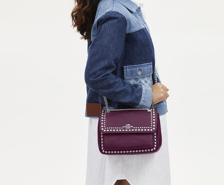 Bolsa Klare Crossbody 25 With Rivets Deep Berry | Westwing