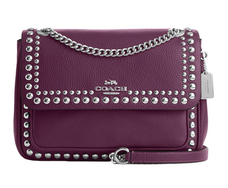 Bolsa Klare Crossbody 25 With Rivets Deep Berry | WestwingNow