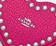 Chaveiro Heart Pouch with Rivets Cerise, pink | WestwingNow