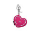 Chaveiro Heart Pouch with Rivets Cerise, pink | WestwingNow