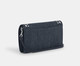 Bolsa Anna Foldover Clutch Crossbody Denim With Rivets Denim, blue | WestwingNow