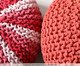 Puff em Tricô - Rosa, Vermelho, Rosa | WestwingNow