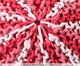 Puff em Tricô - Rosa, Vermelho, Rosa | WestwingNow