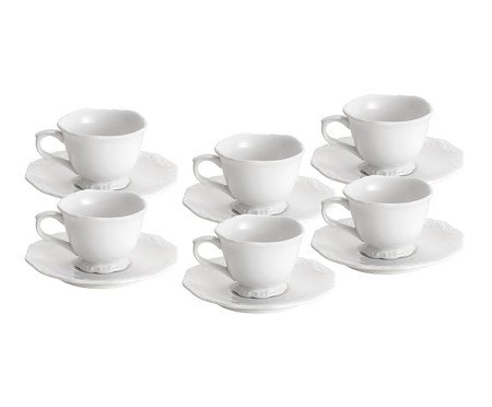 Jogo de Xícaras para Café com Pires Neat | Westwing