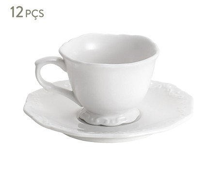 Jogo de Xícaras para Café com Pires Neat | Westwing