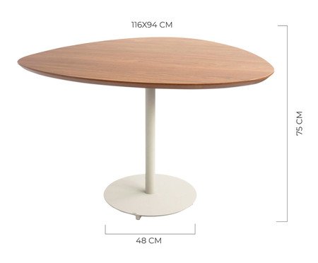Mesa de Jantar Orgânica Porcelana | Westwing