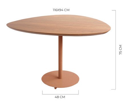 Mesa de Jantar Orgânica Terracota | Westwing