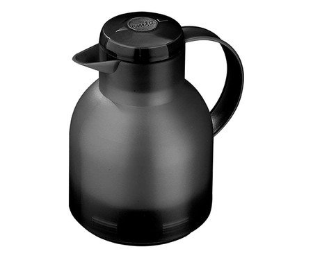 Garrafa Térmica Quick Press Preta | Westwing