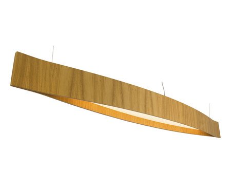 Pendente Canoa Imbuia Ii Bivolt