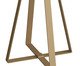 Jogo de Mesas Centro e Lateral Redonda Hanover e Dourado Industrial, multicolor | WestwingNow