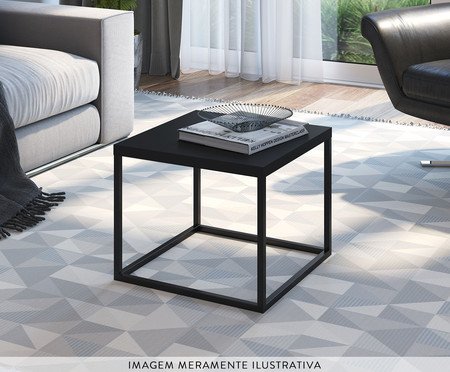 Jogo de Mesas Cube Preto | Westwing