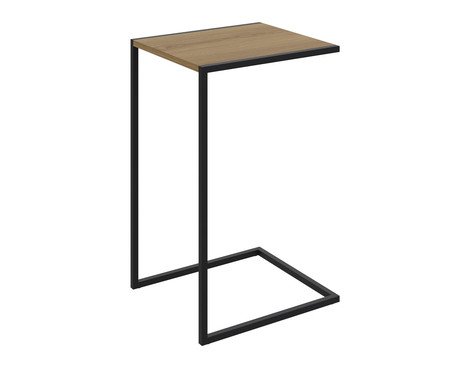 Mesa de Apoio para Sofá Hanover e Preto Industrial | Westwing