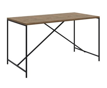 Jogo de Mesa com 4 Bancos Quadra Vermont e Preto | Westwing