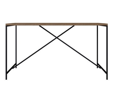 Jogo de Mesa com 4 Bancos Quadra Vermont e Preto | Westwing