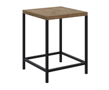 Jogo de Mesa com 4 Bancos Quadra Vermont e Preto | Westwing