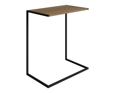 Mesa de Apoio para Sofá Hanover e Preto Industrial | Westwing