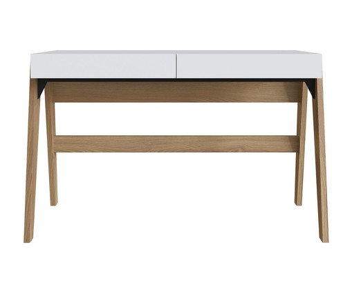 Jogo de Escrivaninha 2 Gavetas e Estante Trend Hanover e OffWhite, multicolor | WestwingNow
