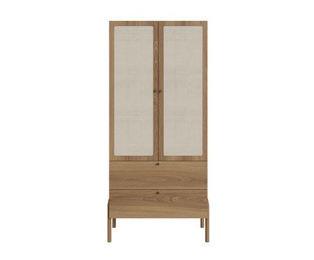 Guarda Roupas 2 Portas 2 Gavetas Palhinha Oslo Hanover | Westwing