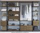 Jogo de Estantes para Closet com 8 Gavetas Vermont e Preto, multicolor | WestwingNow