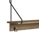 Prateleira Decorativa com Ganchos Vermont e Preto, multicolor | WestwingNow