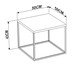 Jogo de Mesas Cube Vermont e Preto, multicolor | WestwingNow