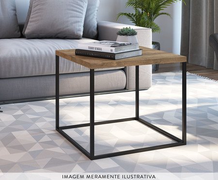 Jogo de Mesas Cube Vermont e Preto | Westwing