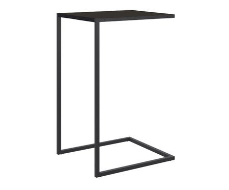 Mesa de Apoio para Sofá Preto Industrial | Westwing