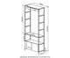 Jogo de Estantes para Closet 4 gavetas e Mesa Lateral Vermont e Preto, multicolor | WestwingNow