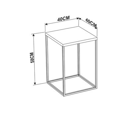 Jogo de Estantes para Closet 4 gavetas e Mesa Lateral Vermont e Preto | Westwing