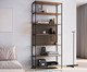 Jogo de Estantes para Closet 4 gavetas e Mesa Lateral Vermont e Preto, multicolor | WestwingNow
