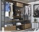 Jogo de Estantes para Closet 4 gavetas e Mesa Lateral Vermont e Preto, multicolor | WestwingNow