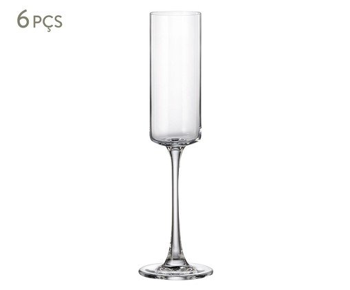 Jogo de Taças para Champanhe Kubitto, Transparente | WestwingNow