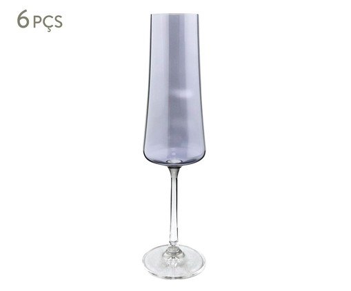 Jogo de Taças para Champanhe Xtra Azul, Azul | WestwingNow