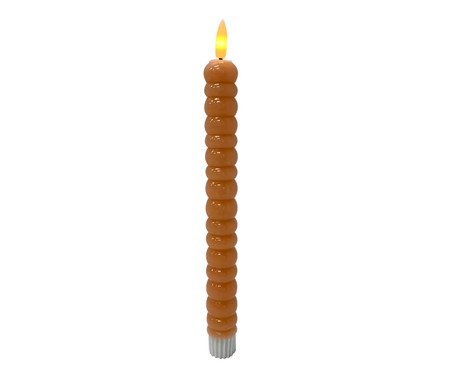 Jogo de Velas em Led Iluminato Terracota | Westwing