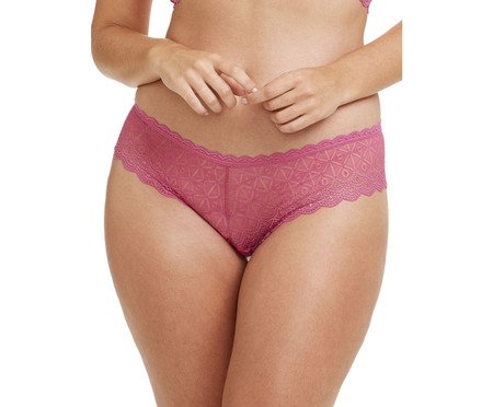 Calcinha Geometric Brasileira Fucsia | Westwing
