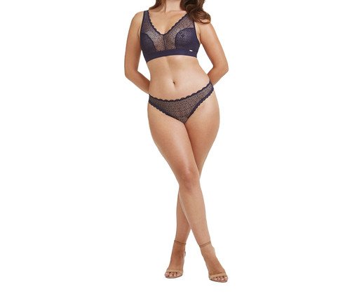 Calcinha Geometric Tanga Marinho, blue | WestwingNow