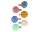 Jogo de Clips de Cabelo Pompom Colorido, multicolor | WestwingNow