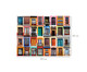 Placa de Madeira Doors, Multicolorido | WestwingNow