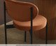 Cadeira Round em Veludo Terracota, Terracotta | WestwingNow