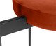 Cadeira Round em Veludo Terracota, Terracotta | WestwingNow