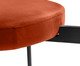 Cadeira Round em Veludo Terracota, Terracotta | WestwingNow