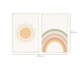 Jogo de Quadros com Vidro Sol e Arco Irís, Multicolorido | WestwingNow