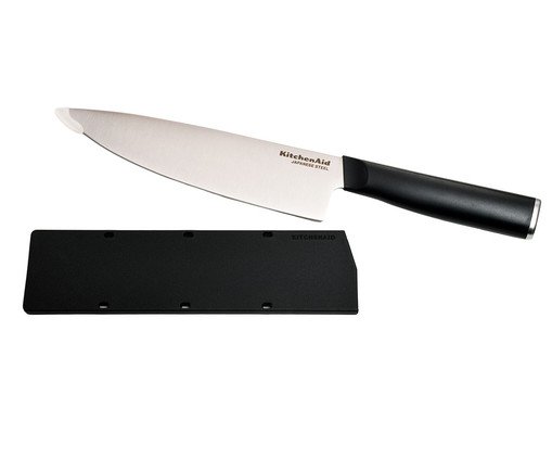 Faca de Chef com Bainha em Inox Ka, Preto | WestwingNow