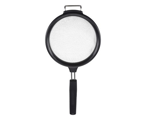 Peneira em Inox Soft Touch, Preto | WestwingNow