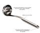 Colher Premium Ladle Brushed Stainless Steel, Prata ou Metálico | WestwingNow